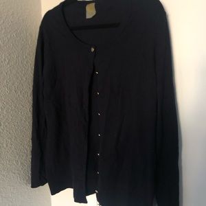 Navy blue cardigan